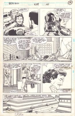 Bob Wiacek, John Romita Jr. | Iron Man #258 Page 10 John Romita Jr & Bob Wiacek | Panel Gallery