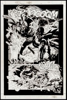 Rags Morales | Hawkman #17 Splash art | ArchAngels