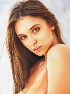 Fernando Delgado | Sexy Pin-up - Delgado - Original Watercolor Painting Illustration, Signed! - Page volante | Catawiki