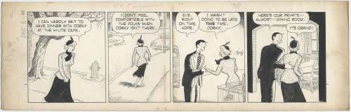 Frank King | King – Gasoline Alley Original Daily Strip 12/5/1949 NO RESERVE! | Russ Cochran