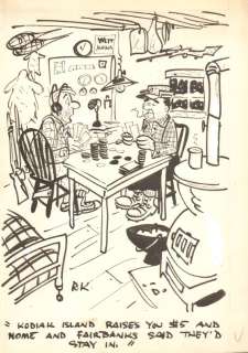 Reamer Keller - Poker in Alaska - 1955 Humorama