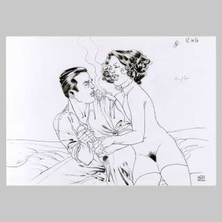 Jef | Illustration originale Balles perdues, Je me doute bien que c’est pas ta mère | Collector BD