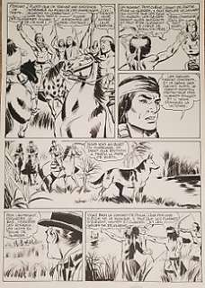 Marcello, Carlo - Rintintin - planche originale - cm 26x36