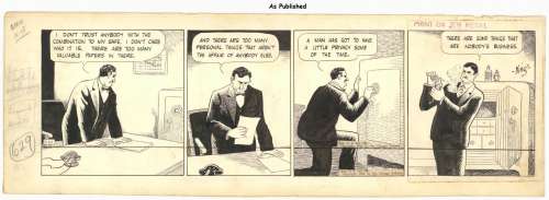 Frank King | King - Gasoline Alley Original Daily Strip 3/10/1941 NO RESERVE! | Russ Cochran