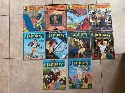 Eric Heuvel | January Jones 1 t/m 10 - Complete reeks - Broché - EO - (1988/2018) | Catawiki