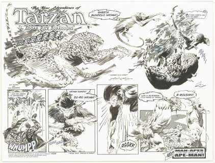 Tom Grindberg | Grindberg - The New Adventures of Tarzan, #3729 Sunday Page | Russ Cochran