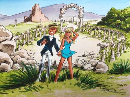 Dany | Dany - Dessin original couleur - Olivier Rameau et Colombe | Catawiki