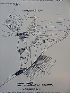 Andreas - Andreas - Originele tekening (dédicace) - Cromwell Stone - Grootformaat hardcover met stofomslag - (1986)