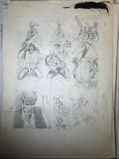 Luigi Piccatto/Cesare Valeri | Dylan Dog - matite originali "I conigli rosa uccidono" - Page volante - Exemplaire unique - (1988) | Catawiki