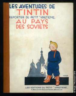 Hergé | TINTIN 01. TINTIN AU PAYS DES SOVIETS . 10e mille. Les Éditions du | Coutau Bégarie