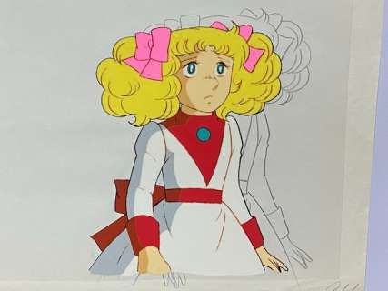 Toei Animation | Candy Candy (1976-1979) - Original animation cel and drawing of Candice "Candy" | Catawiki