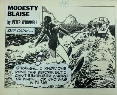 Romero, Enric Badia | Romero, Enric Badia - Original strip - Modesty Blaise - (1972) | Catawiki