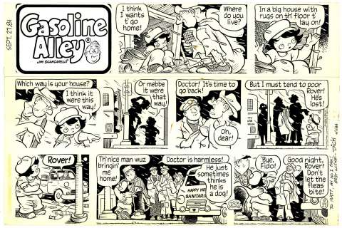 Jim Scancarelli | Scancarelli - GASOLINE ALLEY, Sunday (9/27/1981) NO RESERVE! | Russ Cochran