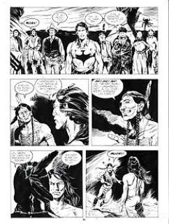 Stefano Andreucci | Zagor n. 364 - 5x S.Andreucci - Tavole Originali "La Miniera Perduta" - Page volante - (1995) | Catawiki