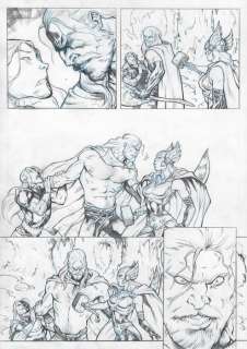 Domenech, Sergi | Thor & Jane Foster - Original Page - Sergi Domenech Signed (back) | Catawiki