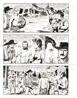 Gallieno Ferri | Zagor n. 138 - G.Ferri - Tavola Originale "L’orrenda magia" - Page volante - EO - (1977) | Catawiki