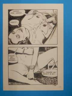 Stelio Fenzo E Altri | Erotismo - 50x Blocco Tavole Originali Vintage erotiche e non - Page volante - EO - (1969) | Catawiki