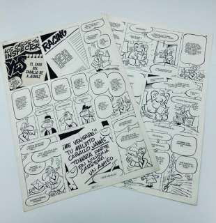 Vã¡Zquez | VÃ¡zquez - 2x Original page - Los Casos del Inspector Yes - (1986) | Catawiki