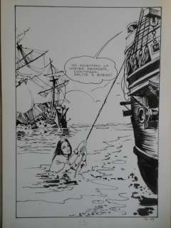 Manara, Milo | Original page (p.13)  - Jolanda  - L’inaudita crudeltÃ   - (1973) | Catawiki