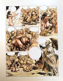 Paolo Eleuteri Serpieri | Druuna, Morbus Gravis, Charlie #41 pag.15 - Paolo Eleuteri Serpieri: Druuna, Morbus Gravis, Charlie #41 - Prima apparizione di Druuna - Acquerel - Page volante - Exemplaire unique - (1986) | Catawiki