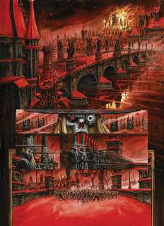 Olivier Ledroit | Requiem Chevalier vampire, planche originale en couleurs directes. | Septimus
