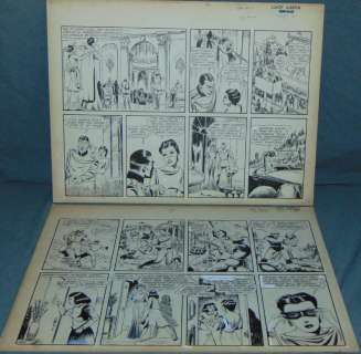 Lady Satan. Two Pages Original Art. Red Seal Comic | Weiss Auctions