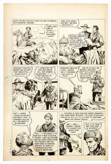 â€œSERGEANT PRESTONâ€ #15 ORIGINAL COMIC BOOK ART. | Hake’s