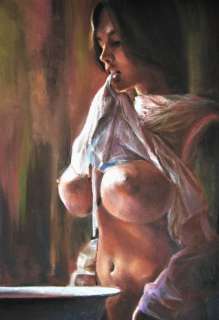 Nataliia Shapovalova | Pin Up - N.Shapovalova - original artwork "Beauty basin" A3 - (2021) | Catawiki