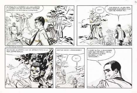 Breccia Alberto | "Sherlock Time - Un delitto", 1959 | Urania Casa d’Aste