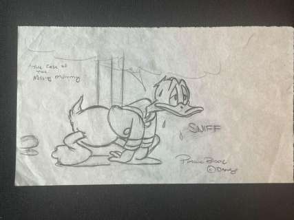 Patrick Block | Original pencil artwork by American Disney artist Patrick Block. NO RESERVE! - The Case of the Missing Mummy - Page volante - Exemplaire unique - (2008) | Catawiki