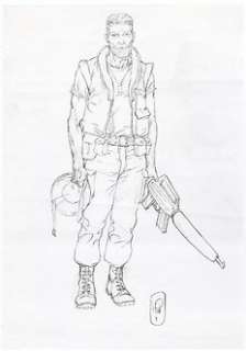 Hirn, Laurent - Hirn, Laurent - Dessin original - Le Pouvoir des Innocents - Sergent Logan - (1992)