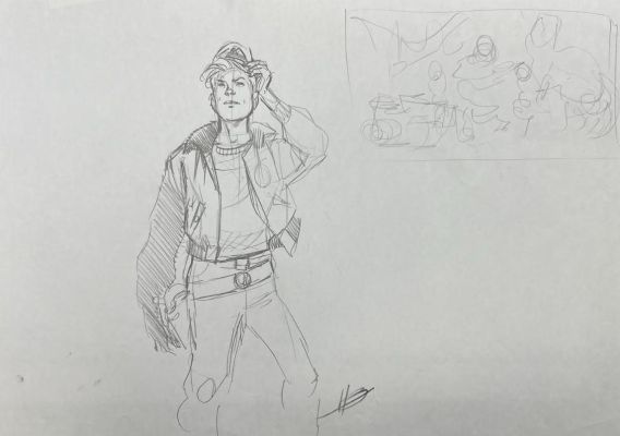 DESSIN ORIGINAL D’ERIC HERENGUEL - KONG CREW : VIRGIL | Pulp’s