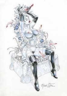 William Bondi | Angelica - W. Bondi - original artwork - Page volante - Exemplaire unique | Catawiki