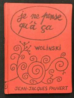 Wolinski | Je ne pense qu’Ã  çÃ  - Wolinski - Rare tirage limité Ã  250 exemplaires - Cartonné - EO - (1968) | Catawiki