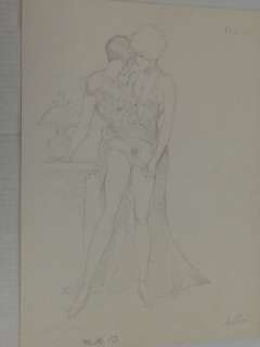 Leone Frollo | Leone Frollo - original artwork " Lesbo " firmata - Page volante - Exemplaire unique | Catawiki