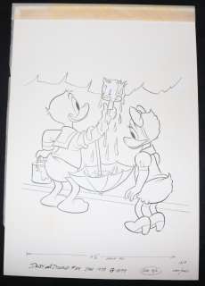 Bill Wright, Bob Gregory - walt disney daisy and donald #29 cover - gold key - painting and umbrella gag - 1978