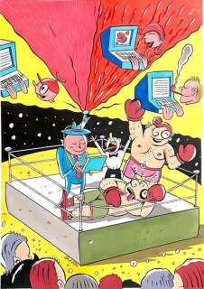 Massimo Giacon | Massimo Giacon - Illustrazione originale | Catawiki