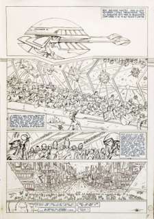 Druillet, Philippe | LONE SLOANE. DELIRIUS II. Mine de plomb, encre de Chine | Coutau Bégarie