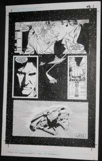 Al Williamson, Eduardo Barreto - star wars: a new hope movie adaptation part 1 p. 23 - la - luke skywalker & han solo - millennium falcon jumps into hyperspace - 1997