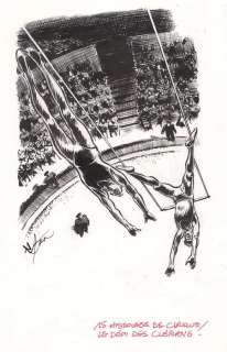 Follet | 15 histoires de cirque, illustration Ã  l’encr… | Millon