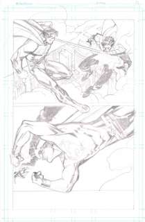 Rick Leonardi | JLA: Dark Reflections (General Mills) Page 14 (Pencil) | Rick Leonardi