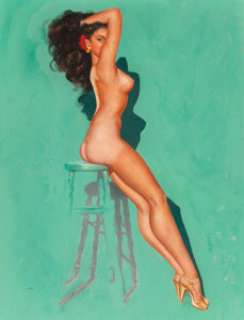 Earl MacPherson (American, 1910-1993)
 Shadows and Curves
 Pastel on panel
 38.5 x 28.5 in.
 Not signed
 
 ... | Heritage