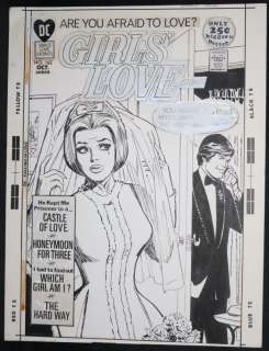 Jay Scott Pike - girls‘ love stories #162 cover - ‘‘the wedding is off! ‘‘ - 1971