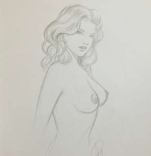 Paturaud, Laurent | Paturaud, Laurent - Crayonné original - Sandra - (2020) | Catawiki