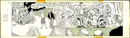 Frank King | King  GASOLINE ALLEY, Daily (04/05/1963) | Russ Cochran