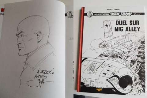 Arroyo, Jean-Michel / Zumbiehl, Frédéric | Buck Danny "Classic" T2 - Duel sur Mig Alley + dédicace Arroyo + Ex-libris - Cartonné - EO - (2014) | Catawiki