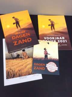 Aimee de Jongh | Dagen van zand - Met opdrachttekening + Ex-libris +"The making of" + Aankondigingsfolder - Cartonné - EO - (2021) | Catawiki