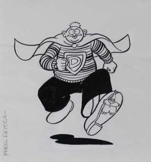 Mark Retera | Mark Retera - Originele cover - Striparazzi 2 - "Dirkman !" - (1999) | Catawiki