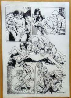 Romero, Enrique Badã­a | 2 Original pages  - Erotic Terror  - [c. 1990] | Catawiki