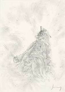 Jérémy Petiqueux - Petitqueux, Jérémy - Crayonné original - couverture Barracuda T5 - (2015)